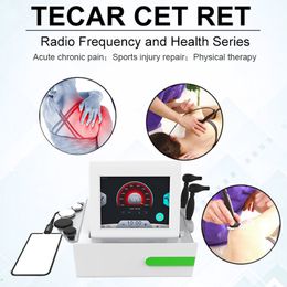 Tecar 48kHz ret CET Therapie Gadgets Professionele spieren Bodypijn Verlichting Tecar Fysieke behandeling Fysiotherapie Machine Sportletsel reparatie RF -apparatuur