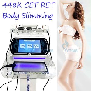 Tecar Therapie CET RET RF Radiofrequentie 448 Khz Indiba Lichaam Afslanken Anti Rimpel Huidverstrakking Fysiotherapie Machine