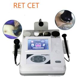 Tecar Therapie Diathermie Machine Ret Cet Rf Lichaam Afslanken Vormgeven Face Lift Anti Rimpel Monopolaire Fysiotherapie Schoonheid Apparatuur428