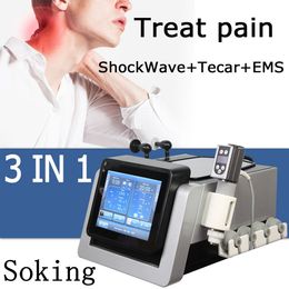 Tecar Therapy Full Body Massager Shockwave Diathermy Shock Wave EMS Vacuüm Cup Slimming erectiestoornissen ED Behandelingsapparatuur