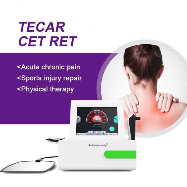 Tecar thérapie monopolaire R-F diathermie Machine RET CET corps façonnage minceur lifting peau resserrement équipement de physiothérapie