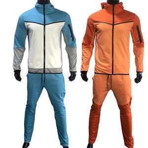 Tech Fleece Survêtement de haute qualité Pantalons de sport pour hommes Sweats à capuche Tech Fleece Pantalons Designer Vestes à capuche Space Pantalons en coton Femmes Manteaux épais Bas