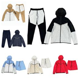 tech polaire à capuche survêtement pantalon hommes veste cardigan à capuche fermeture éclair coton à manches longues sport pantalon jogger pantalon survêtements bas techfleece homme joggers