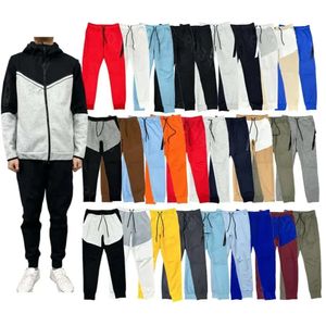 Tech Fleece Joggers Pantalons Hommes Sportswear Cordon Survêtement De Sport Pantalons De Survêtement Pantalon Noir Blanc Designer Jogger Pantalon 676