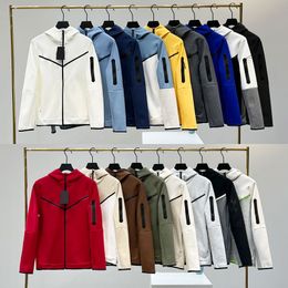 chaqueta con capucha de lana técnica para hombre, diseñador de chaquetas deportivas con cremallera para mujer, abrigos de abrigo para hombre de primavera y otoño