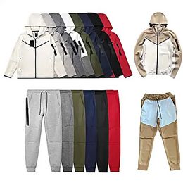 tech sweat à capuche Survêtement homme nake tech trapstar survêtements à capuche Europe American Rugby pantalon deux pièces pantalon de jogging bas de survêtement techfleece homme joggers