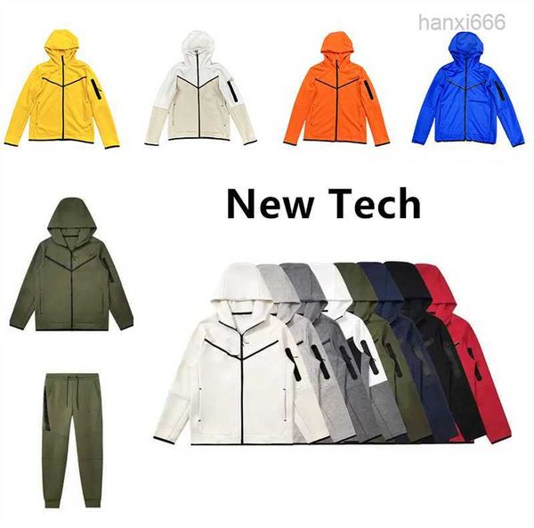 Tech New Color Sportswear Full Zip Pantalon Survêtement Ensemble Techs Fleeces Techfleeces Sports Designer Vestes Space Cotton Man Joggers Sweatshirts