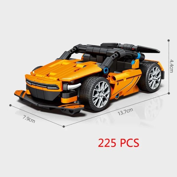 Blocs de construction techniques Racing Car Super Racers figure Bricks Garage City Speed Champions Car Toys pour garçons Cadeaux