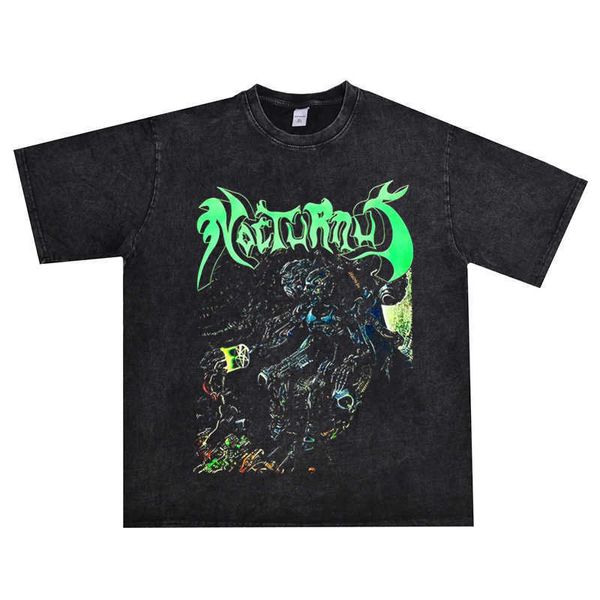 Technique Death Heavy Metal Nocturnus Rock Band T-shirt Manches Courtes Homme Femme Pur Coton
