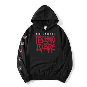 TechnoBlade merch -technoblade agro hoodie sweatshirts kawaii mannen/dames pullovers streetwear kleding y2k kinderen hoodies