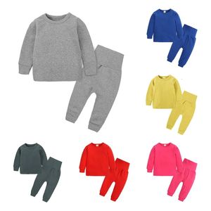 Technologie sous-vêtement thermique bébé enfants enfants sans couture Long John vêtements d'hiver chauds pour filles garçons 6M-6Y 240118