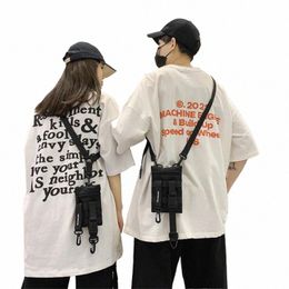 Techwear Sling Sacs À Bandoulière Hommes Femmes Style Japonais Hip Hop Tactique Mini Poitrine Taille Sac Étanche Phe Poche Livraison Directe 681a #