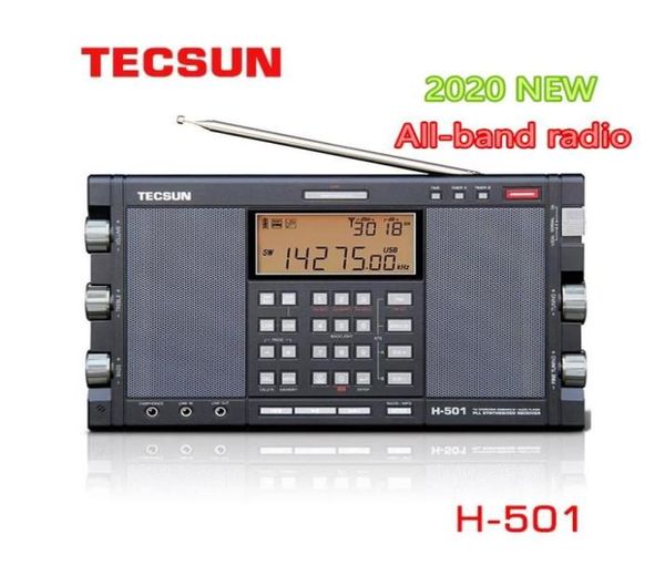 Tecsun H501 Radio Estéreo Portátil banda completa FM SSB Receptor de Radio altavoz FM dualhorn con reproductor de música 8536233