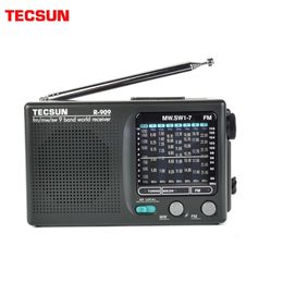 TECSUN R909 FMMWSW 9 groupes World Band Receiver Radio UltraHin Portable FM Antenne Radio 240506