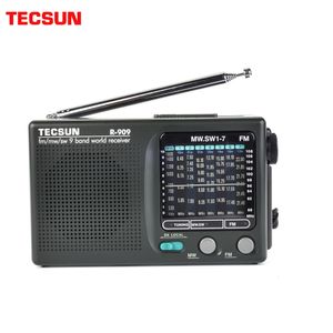 TECSUN R909 FMMWSW 9 BANDS WERELDBAND RECEIVER RADIO ULTRATHIN PORTABLE FM ANTENNE RADIO 240506