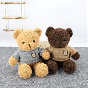 Ours en peluche poupée jouets en peluche pousser poupées 30CM cadeaux de noël pour enfants enfants cadeau de fête d'anniversaire animaux en peluche bébé présent