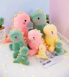 Teddybeer Kawaii Doll Anime Bears Gevulde speelgoed Hug Dinosaur Soft Big Pillow Buddy Plush Cushion Valentine039S geschenken voor meisje GI5981889