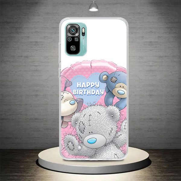 Teddy Me to You Bear Téléphone Caque pour Xiaomi Redmi Note 12 11 11S 11T 11E 10 10S 9 9S 9T 8 8T 8 PRO PLUS Global 7 Modèle