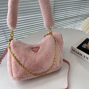 Sac à bandoulière Teddy pour femme, sac à main de styliste, sac Hobo moelleux