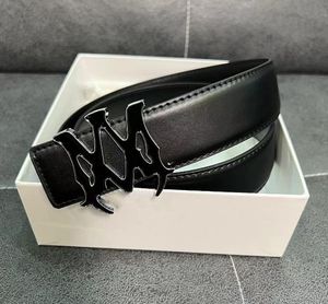Tedious Belts Diseñador Cinturón AM Carta Hebilla de acero Belt Fashion Business Business Outdoor Mens Belt