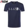 T-Shirt Poker Heartbeat-Hemd Anime Homme grau für Männer Kleidung Spleißen von Baumwolle billig gedruckt t-shirts 210322