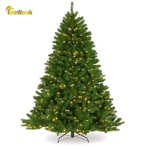 Teellook 1,2 m / 3,6 m nouveau matériau PVC arbre de Noël LED lumière décoration d'hôtel de centre commercial de Noël 201006