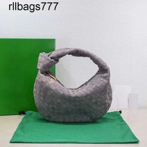 Teen Jodie Venetabotegs 2024 Italie sac à main sac supérieur sac à nœuds moyen en daim à haute capacité en cuir sous bras