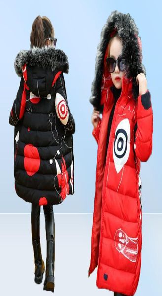 Teenage Girls New Black Red HEPT TEPT COSE COSTUME DES Vêtements d'hiver pour taille 6 7 8 9 10 11 12 13 14 ans Vestes d'enfant Down5235686