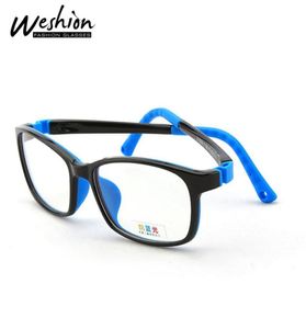 Tieners Anti Blue Light Glazen Kinderkinderen TR Slicone Optisch frame Boy Girl Vintage Clear Computer Anti Glare -bril UV401257245