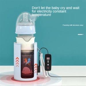 Tees Baby Feeding Bottle Warmer Aislamiento de aislamiento Termostato Salga de la bolsa portátil Calefacción USB USB para agua tibia