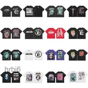 T-shirts Hellstar Tshirt Mode d'été Hommes Femmes Designers T-shirts à manches longues Tops T-shirts en coton Vêtements Polos à manches courtes de haute qualité Hellstars Vêtements 5L3S