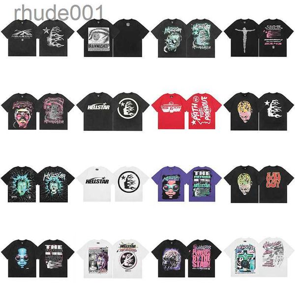 T-shirts Hellstar Tshirt Été Mode Hommes Femmes Designers T-shirts À Manches Longues Tops Coton T-shirts Vêtements Polos Court Haute Qualité Hellstars Vêtements SOGG