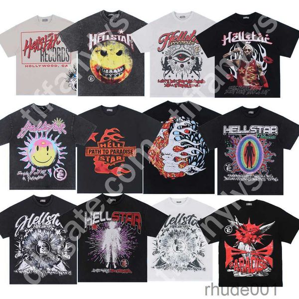 Tees Hellstar camiseta verano moda para hombre para mujer diseñadores t camisas manga larga tops algodón camisetas ropa polos corto alta calidad Hellstars ropa D VIHC