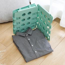 T -stukken nieuw hoogwaardige kledingmap draagbare huizen vouw opslag pinnen magie shirts snelle organisator pp materiële jashouder