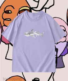 T-shirts Imprimer Designer Lettre Mens Casual Tops T-shirt Angels Palms Femmes Angel T-shirt Pa Shark Graffiti Vêtements Spray Manches courtes S11 10b