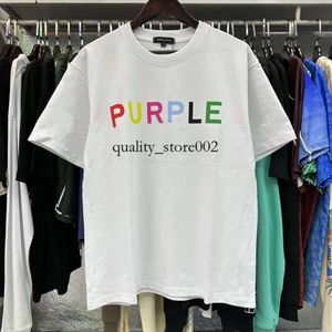 T-shirts Paarse T-shirts Zomer Mode Heren Dames Ontwerpers T-shirts Mouw Tops Letter Katoen Korte mouw Hoge kwaliteit Polo's Kleding 213