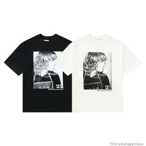 T-shirts T-shirts Luxe Hommes Designer Vêtements de mode Margiela Demi-manches Été Nouveau Couple T-shirt Hommes Femmes Mm6 Co Br ed Numéro Lettre Portrait Manches courtes