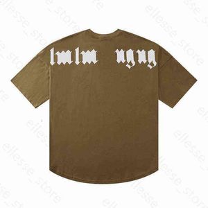 Tees Tshirt Ummer Fashion Mens Mens Womens Designers T-shirts Long Manche Palmies Tops Luxurys Lettre tshirts Vêtements à manches courtes 14