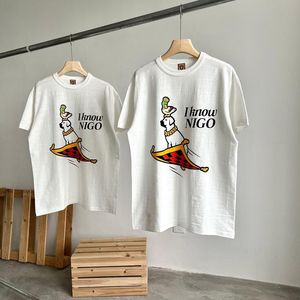 Tees White Real Pics T Shirt Hommes Femmes Nice Cotton Washed Heavy Fabric T-shirts