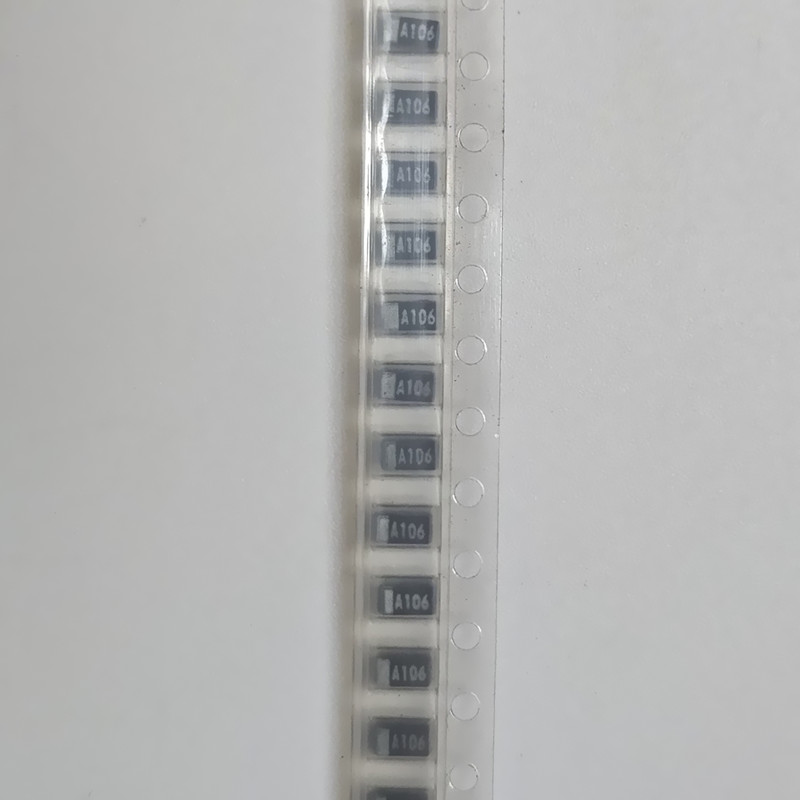TEESVA1A106M8R Çip tantal kapasitör 10V10UF A tipi 3216 serigraf A106 baskı A106