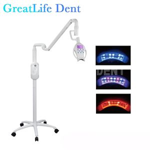 Blanchiment des dents GreatLife Dent 12 Led 40W Salon de beauté équipement dentaire bleu Machine blanchiment blanchisseur lampe 231204