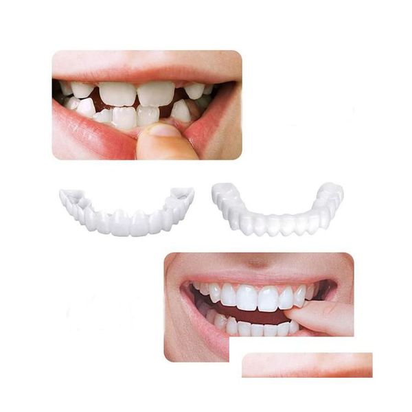 Blanchiment des dents placages supérieurs et inférieurs prothèse dentaire Simation accolades Snap On parfait 5323018 livraison directe santé beauté orale Dh9Mp