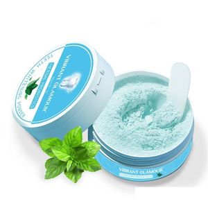 Blanqueamiento de dientes Glamour vibrante Probióticos a base de hierbas Polvo de dientes Polvos naturales Eliminación de manchas de sarro Entrega de gotas Salud Belleza Oral Dhsxe