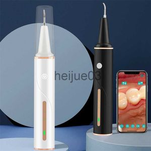 Teeth Whitening Visual Ultrasonic Tooth Cleaner Electric Sonic Dental Calculus Scaler Tartar Remover Plaque Stains Cleaning Teeth Whitening x0714
