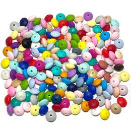Jouets de dentition BOBOBOX 100pcslot perles de silicone boule ronde entretoise pour la fabrication de bijoux collier de bébé bricolage jouet de dentition 230822