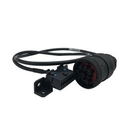 Teka J1939 9-pins mannelijke connector waterdichte connector naar universele OBD2 vrouwelijke 16-pins verlengkabel