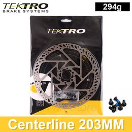 TEKTRO DH BILLE ROTOR 160/180 / 203MM MOUTNAL DISC DISC ROTORS DE FREINS MTB PAD E10.11 pour Shimano MT200 / M355 / M395 / M415