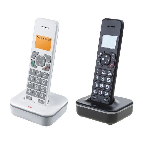 Téléphones Téléphone fixe sans fil Téléphone de bureau avec identification de l'appelant rétroéclairé 231215