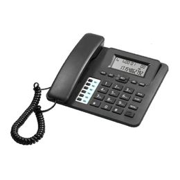 Teléfonos Hogar Fijo Teléfono Fijo Escritorio Teléfono con Cable con Identificador de Llamadas 231215