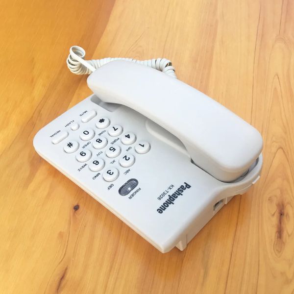 Téléphones Mini Portable en plastique rappel téléphone filaire mural entreprise fixe bureau à domicile el fort son mémoire d'appel 231215